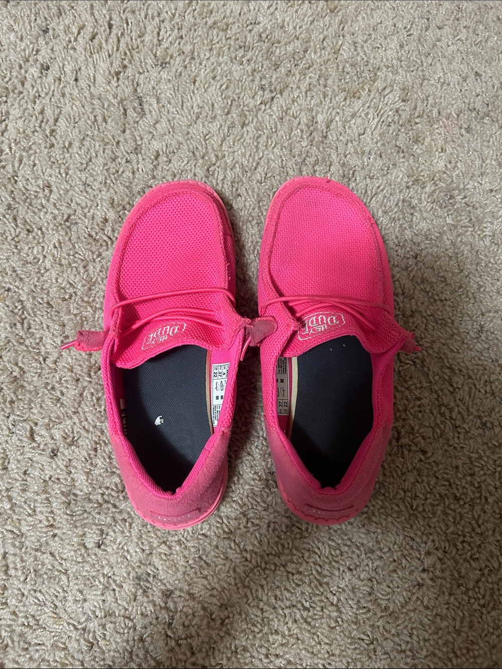 Casual Women's Slip-On Sneakers in Hot Pink